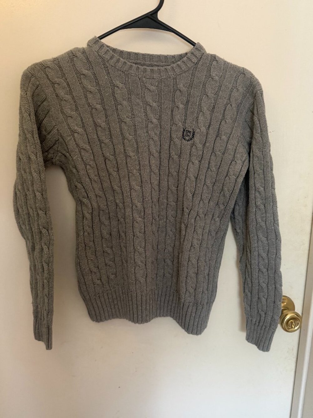 Chaps Boys Gray Sweater (medium 12-14)